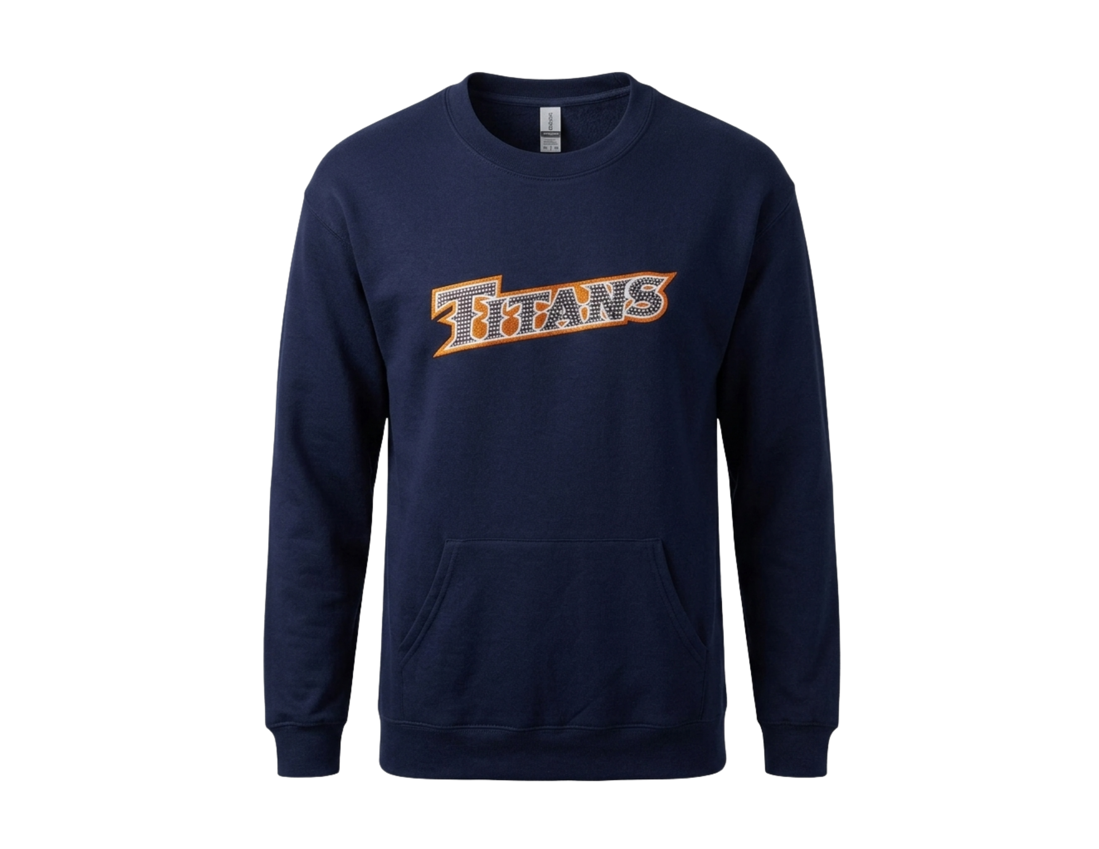 Titan Rhinestone Crew Neck Sweater